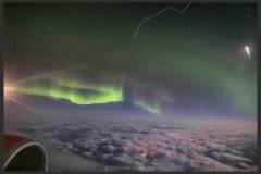 Aurora and Leonid Meteor
