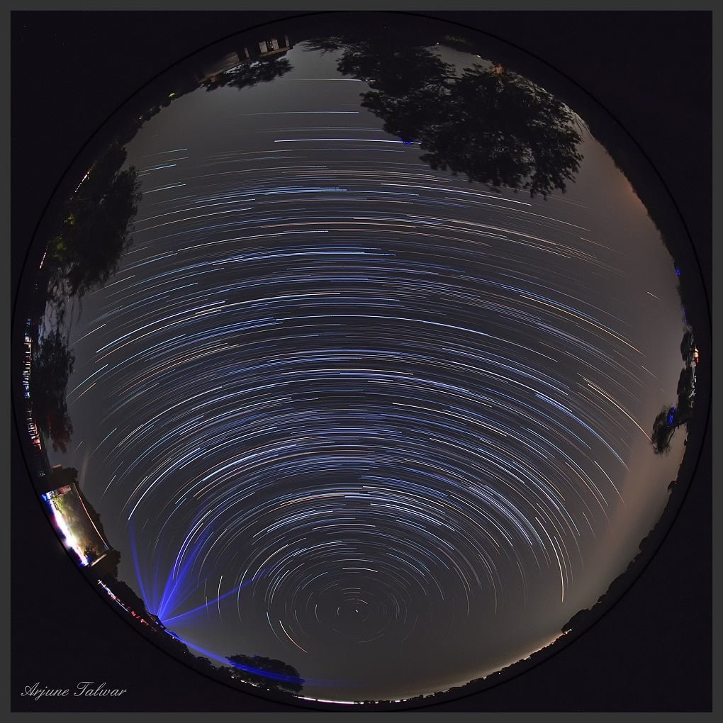 2015-09-12 Arjune Inchhapuri Allsky Startrails